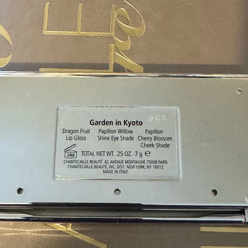 Chantecaille-Garden in Kyoto palette-rare